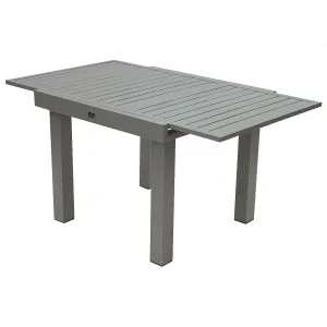 Aluminium Klapp- und höhenverstellbarer Tisch 90/150x90 cm TITANIUM (2in1) #1439027