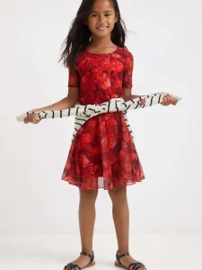 Desigual Aina Kinderkleider Rot #530616