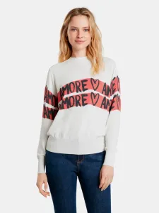 Desigual Amore Amore Pullover Weiß #669175