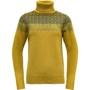 Devold SYVDE WOOL HIGH NECK Damen Pullover, gelb, größe #162188