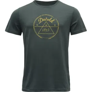 Devold LEIRA MAN TEE Herren T-Shirt, dunkelgrau, größe #1195296