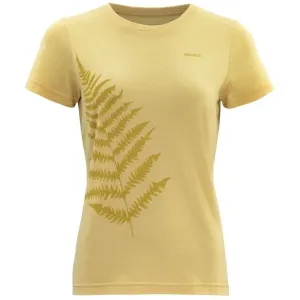 Devold BREGNE MERINO 150 TEE Damen T-Shirt, gelb, größe