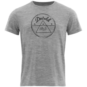 Devold DEVOLD 1853 MERINO Herren T-Shirt, grau, größe