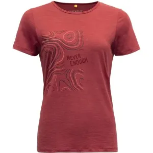 Devold HELLESYLT MERINO 130 TEE Damenshirt, rot, größe #1209883