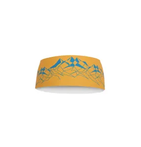 Stirnband Direct Alpine Streifen Mango / Ozean