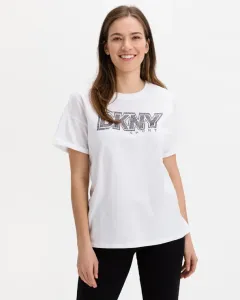 DKNY Rhinesto T-Shirt Weiß
