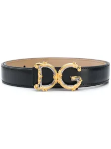 DOLCE & GABBANA - Dg Barocco Leather Belt #1338129
