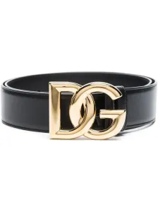 DOLCE & GABBANA - Dg Logo Leather Belt #1542425