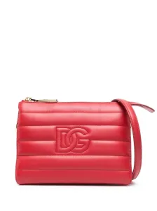 DOLCE & GABBANA - Logo Leather Shoulder Bag #220557