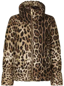 DOLCE & GABBANA - Leopard Print Nylon Down Jacket #1329123