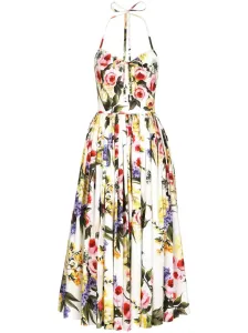 DOLCE & GABBANA - Printed Cotton Midi Dress #1542539