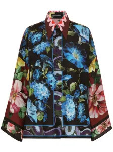 DOLCE & GABBANA - Flower Print Silk Shirt #1533507
