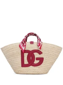 DOLCE & GABBANA - Kendra Large Straw Tote Bag