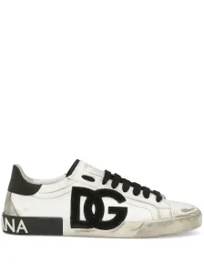 DOLCE & GABBANA - Leather Sneakers