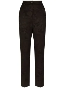 DOLCE & GABBANA - Jacquard High-waist Trousers #1001256