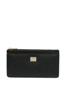 DOLCE & GABBANA - Leather Zipped Card Case #1342758