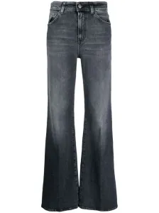 DONDUP - Flared Denim Cotton Jeans