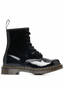 DR. MARTENS - 1460w Leather Lace Up Ankle Boots #1364958