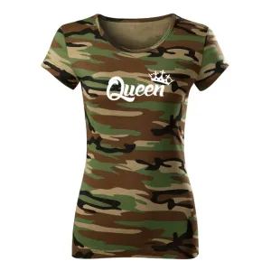 DRAGOWA Damen Kurzshirt queen, camouflage 150g/m2 #1130429