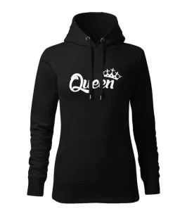 DRAGOWA Damensweatshirt mit Kapuze queen, schwarz 320g/m2 #1129757