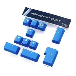 Ducky PBT Double-Shot Keycap Set - blau - 11 Tasten