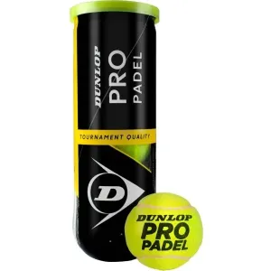 Dunlop PRO PADEL 3PET Padelball, gelb, größe