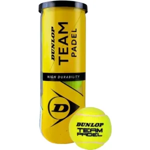 Dunlop TEAM PADEL 3PET Padelball, gelb, größe