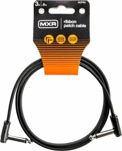 Dunlop MXR DCPR3 Ribbon Patch Cable Schwarz 0,9 m Winkelklinke - Winkelklinke