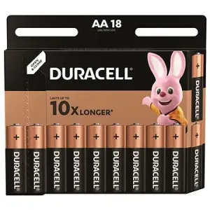Duracell Basic Alkaline Batterie AA - 18 Stück