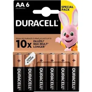 Duracell Basic Alkaline Batterie AA - 6 Stück