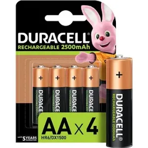 Duracell Rechargeable Batterie AA - 2500 mAh - 4 Stück