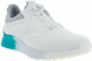 Ecco S-Three BOA Mens Golf Shoes White/Caribbean/Concrete 46