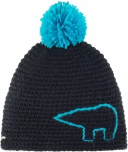 Eisbär Jay Pompon Beanie Black/Blue UNI Ski Mütze