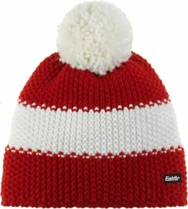 Eisbär Star Pompon Beanie Red/White/Red UNI Ski Mütze