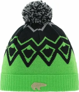 Eisbär Ziggy OS Pompon Beanie Light Green/Black/Grey UNI Ski Mütze