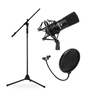 Electronic-Star Mikrofonset mit CM001B Mikrofon, Stativ & Mikrofonständer