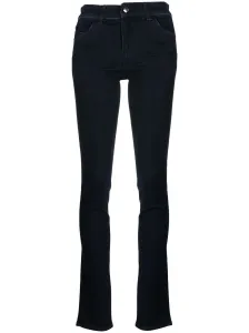 EMPORIO ARMANI - High-waisted Slim Fit Trousers