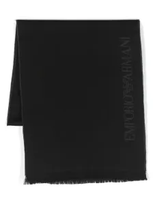 EMPORIO ARMANI - Logo Wool Scarf #1417739