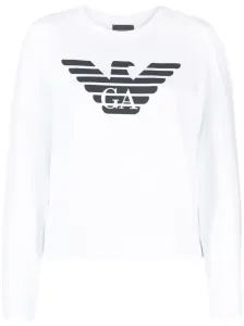 EMPORIO ARMANI - Logo Cotton Crewneck Sweatshirt #1339452