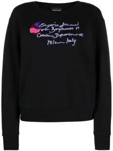 EMPORIO ARMANI - Logo Cotton Crewneck Sweatshirt #1339567