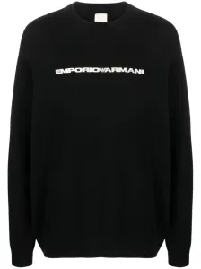 EMPORIO ARMANI - Logo Wool Blend Sweater #1403772