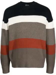 EMPORIO ARMANI - Striped Wool Jumper #1428986