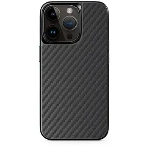 Epico Mag+ Hybrid Carbon Cover für iPhone 15 Pro mit MagSafe Unterstützung - Schwarz