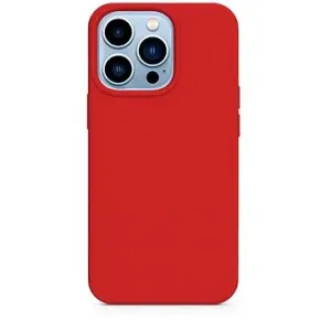 Epico Silikonhülle für iPhone 13 mit Unterstützung für MagSafe Befestigung - rot