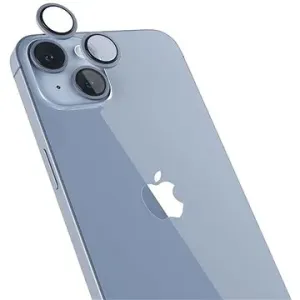 Epico Aluminium Schutzglas für die Kameralinse für iPhone 14 / 14 Plus blau