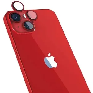 Epico Aluminium Schutzglas für die Kameralinse für iPhone 14 / 14 Plus rot