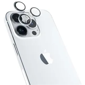 Epico Aluminium Schutzglas für das Objketiv des iPhone 14 Pro / 14 Pro Max silber