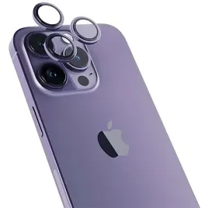 Epico Aluminium Schutzglas für die Kameralinse für iPhone 14 Pro / 14 Pro Max dunkel lila