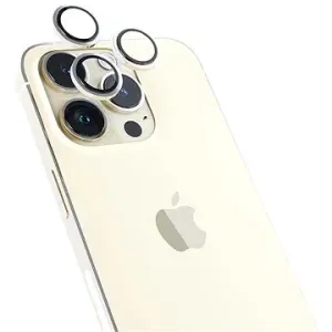 Epico Aluminium Schutzglas für die Kameralinse für iPhone 14 Pro / 14 Pro Max gold