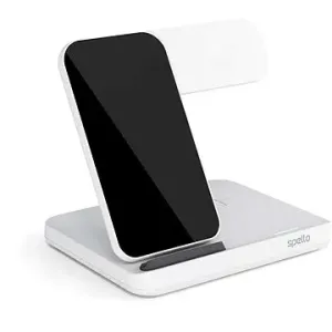 Spello by Epico 3in1 Wireless Charging Stand für Samsung - Weiß